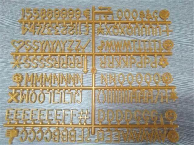 Frendorf | LettraGlow Premium Buchstabenbrett | Personalisierte Botschaften | Vintage Letter Board für Zuhause & Büro