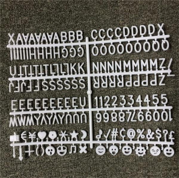 Buchstabenbrett-Schild Nachricht für Zuhause