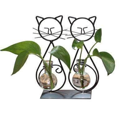 Frendorf | Kreative Miniatur Katze Form Pflanze Vase
