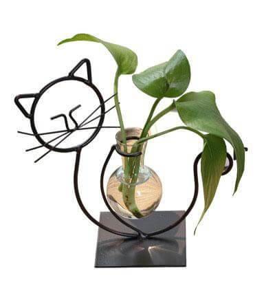 Frendorf | Kreative Miniatur Katze Form Pflanze Vase