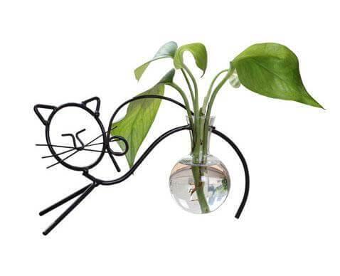 Frendorf | Kreative Miniatur Katze Form Pflanze Vase