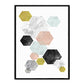 Modern Nordic Poster - Leinwand Wandkunst Malerei