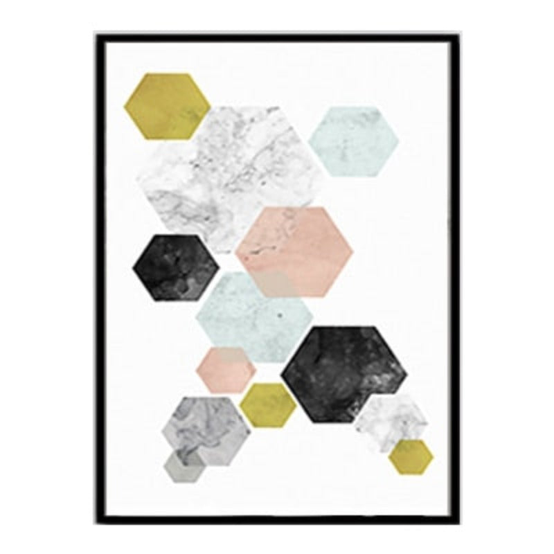 Modern Nordic Poster - Leinwand Wandkunst Malerei