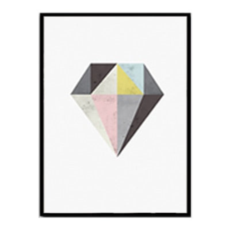 Modern Nordic Poster - Leinwand Wandkunst Malerei