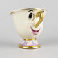Limitierte Cartoon Die Schöne und das Biest Bone China Tasse Teeset Mrs Potts und Chips Teekanne Kaffeetassen Set