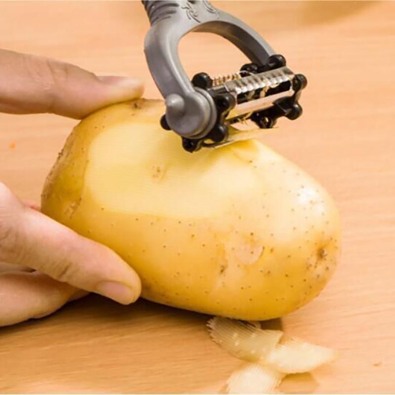 Frendorf | Multi-Zweck Obst- und Gemüse-Schäler & Reibe