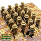 Frendorf | 21pcs/Set WWII-Armee Militär Bauklötze Deutschland Frankreich Italien Japan Großbritannien