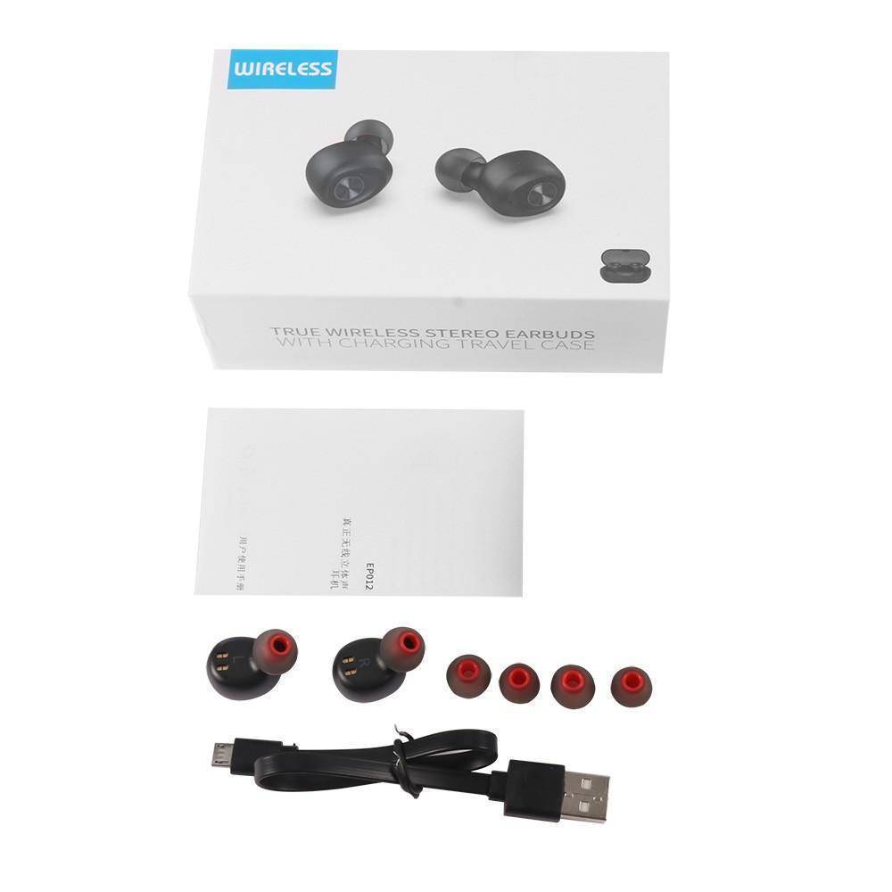 Frendorf | Auto Pairing Wireless Bluetooth 5.0 TWS Geräuschunterdrückende Earbuds mit Ladeetui