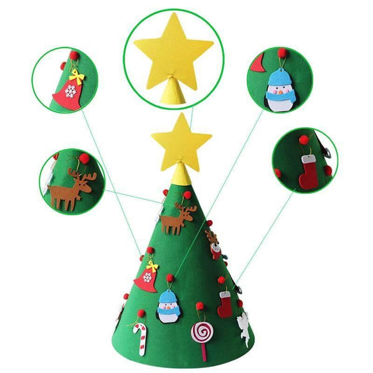 3D Weihnachtsbaumhängende Ornamente für Kinder Weihnachtsgeschenke