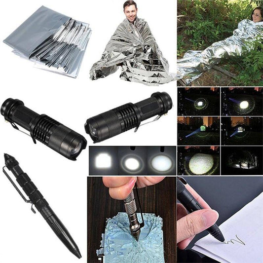 Frendorf | 13 in 1 Outdoor Notfallüberlebensset Überlebensausrüstung