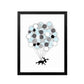 Cartoon Panda Ballon Kinder Geschenk - Leinwand Wandkunst Gemälde