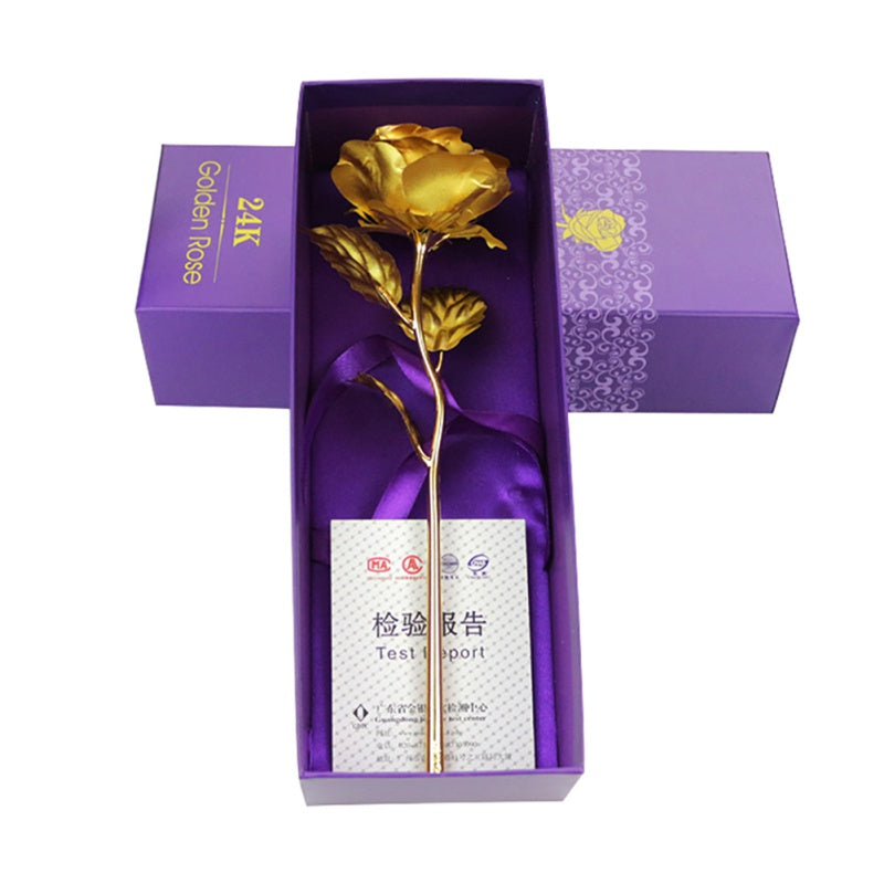 Frendorf | 24k vergoldete Rose | Inklusive Zertifikat und luxuriöser Geschenkbox
