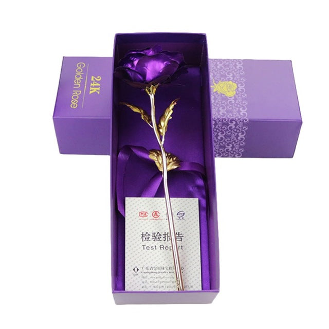 Frendorf | 24k vergoldete Rose | Inklusive Zertifikat und luxuriöser Geschenkbox