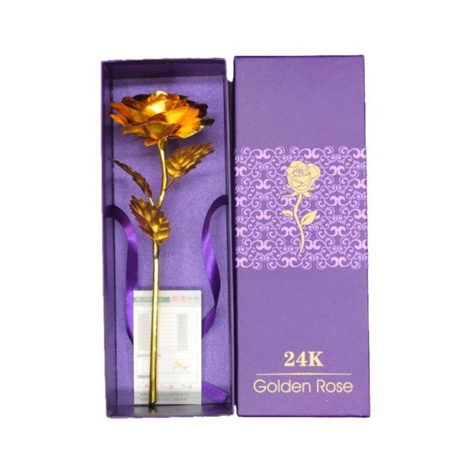 Frendorf | 24k vergoldete Rose | Inklusive Zertifikat und luxuriöser Geschenkbox