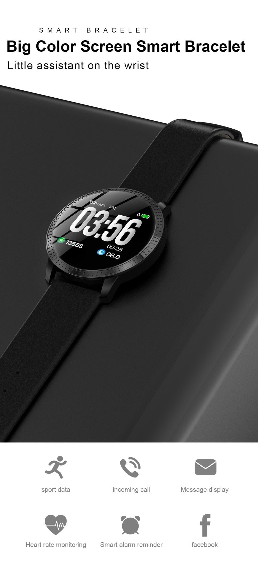 Frauen Smartwatch mit Bluetooth – Kompatibel mit Android & iOS, Wasserdicht & Leicht