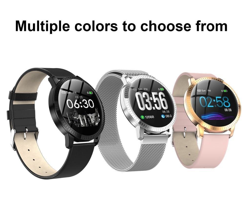 Frauen Smartwatch mit Bluetooth – Kompatibel mit Android & iOS, Wasserdicht & Leicht