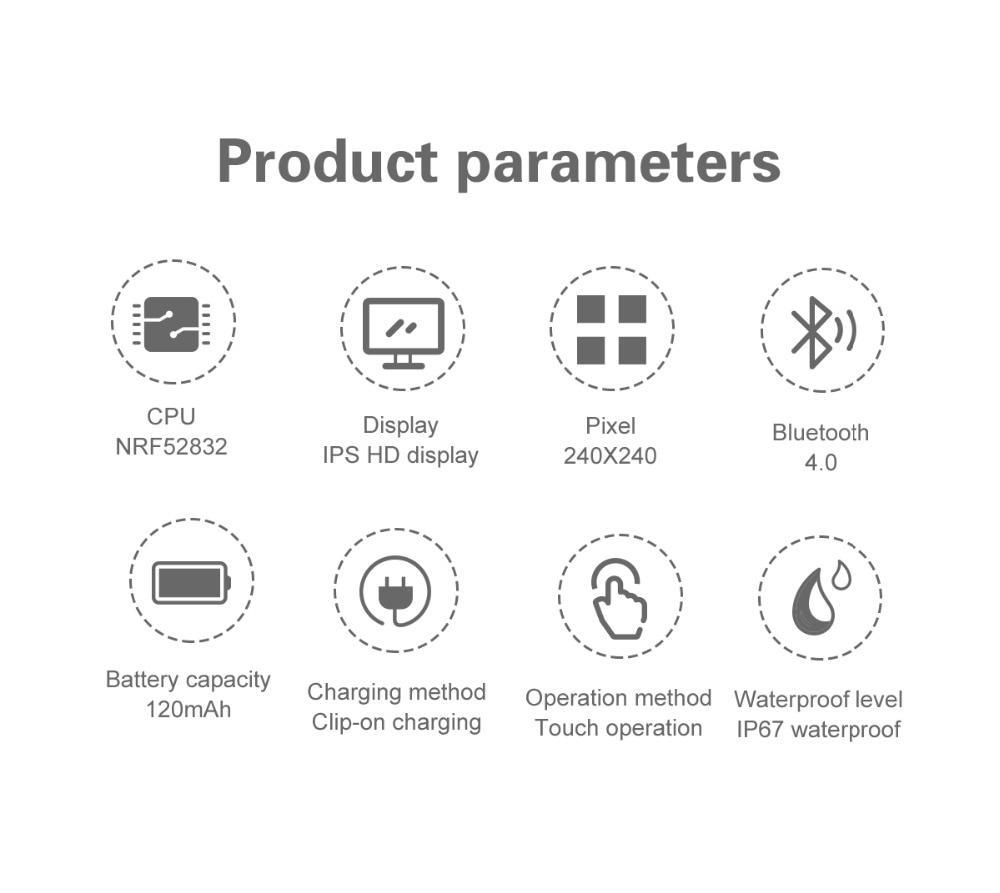 Frauen Smartwatch mit Bluetooth – Kompatibel mit Android & iOS, Wasserdicht & Leicht