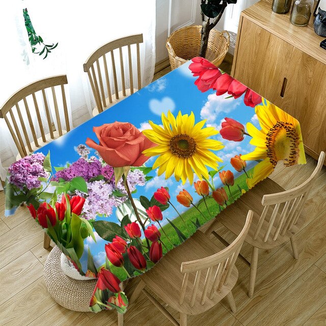 Blumen Tischdecken Tweed (16 Stile)