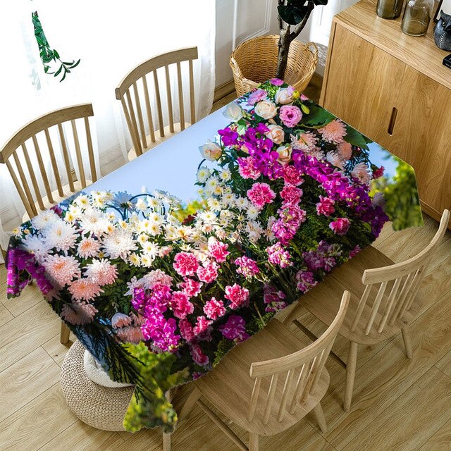 Blumen Tischdecken Tweed (16 Stile)