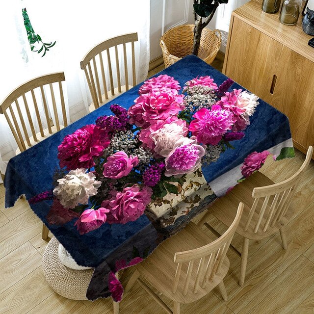 Blumen Tischdecken Tweed (16 Stile)