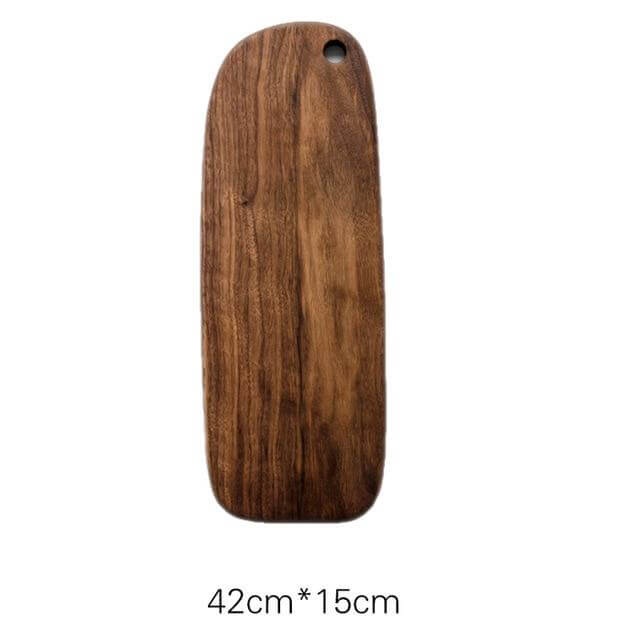 Japanischer Walnuss/Buche Spezialform Schneidebrett aus massivem Holz