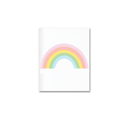 Moderne Cartoon Regenbogen - Leinwand Wand Kunst Gemälde