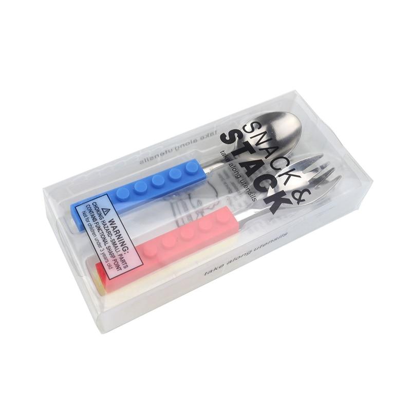 Frendorf | Bausteine Silikon Edelstahl Geschirrset