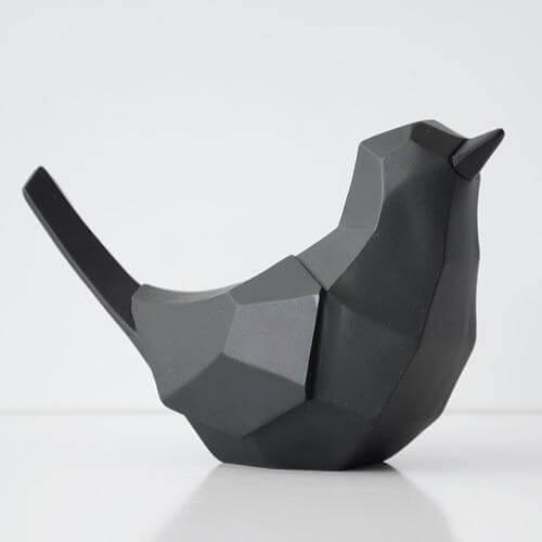 Geometrische Vogel Geldschwein