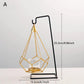 Frendorf | GeoLume Geometrischer Hängender Kerzenhalter oder Vase aus Eisen | Modernes Design | Vielseitige Deko