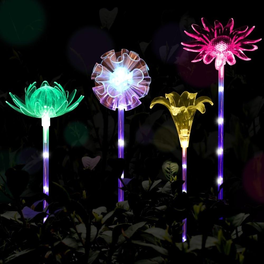 Frendorf | Blumenia Solar LED Gartenleuchten | Wetterfest | Solarbetrieben | Dekorative Beleuchtung für Außenbereiche