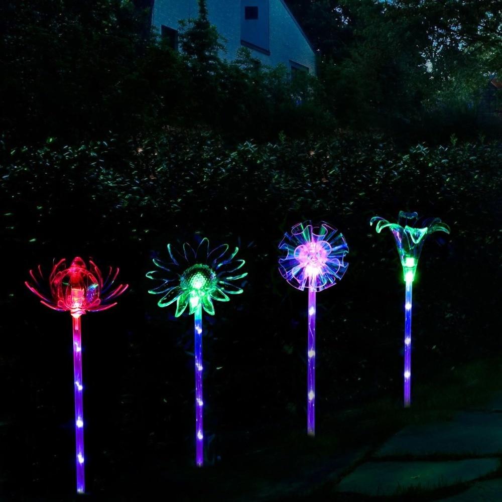 Frendorf | Blumenia Solar LED Gartenleuchten | Wetterfest | Solarbetrieben | Dekorative Beleuchtung für Außenbereiche