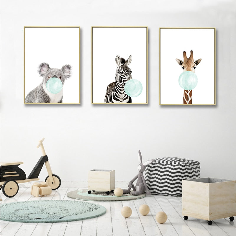 Schöne Kinderzimmer Wandkunst - Leinwand Wandkunst Gemälde