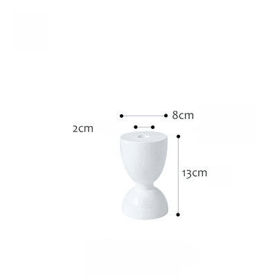 Frendorf | Lumeva Elegante Kerzenhalter Set | Minimalistisches Design | Dekoration für Wohnzimmer, Esstisch & besondere Anlässe