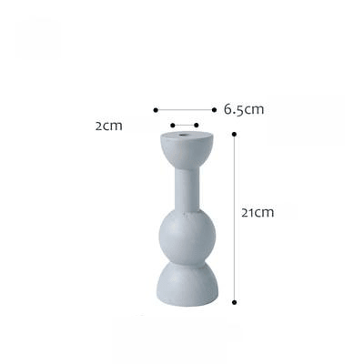 Frendorf | Lumeva Elegante Kerzenhalter Set | Minimalistisches Design | Dekoration für Wohnzimmer, Esstisch & besondere Anlässe