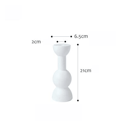 Frendorf | Lumeva Elegante Kerzenhalter Set | Minimalistisches Design | Dekoration für Wohnzimmer, Esstisch & besondere Anlässe