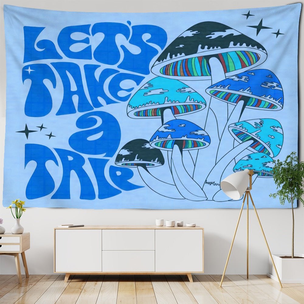 Psychedelischer Bohemian Stil Wandteppich