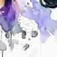 Frendorf | Lila Pferd Aquarell Wandkunst