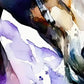Frendorf | Lila Pferd Aquarell Wandkunst