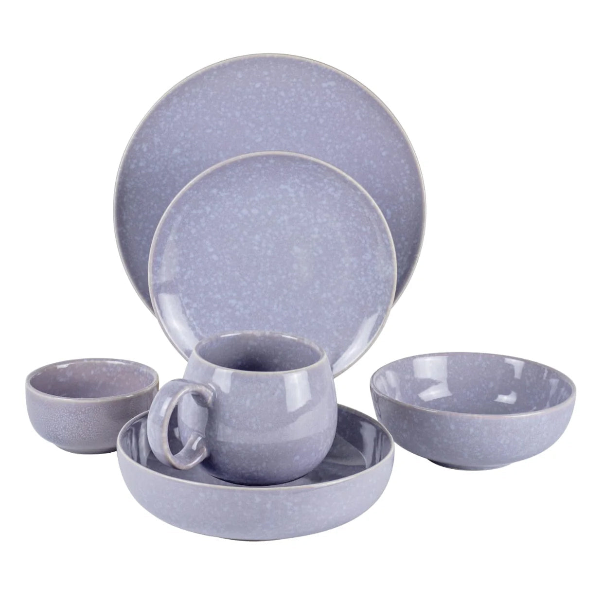 Frendorf | Lala Lila Reisschüssel 11cm - Elegante und stilvolle Keramikschüssel in Lila - Ideal zum Servieren von Reis, Suppen oder kleinen Gerichten - Perfekt für den täglichen Gebrauch oder besondere Anlässe