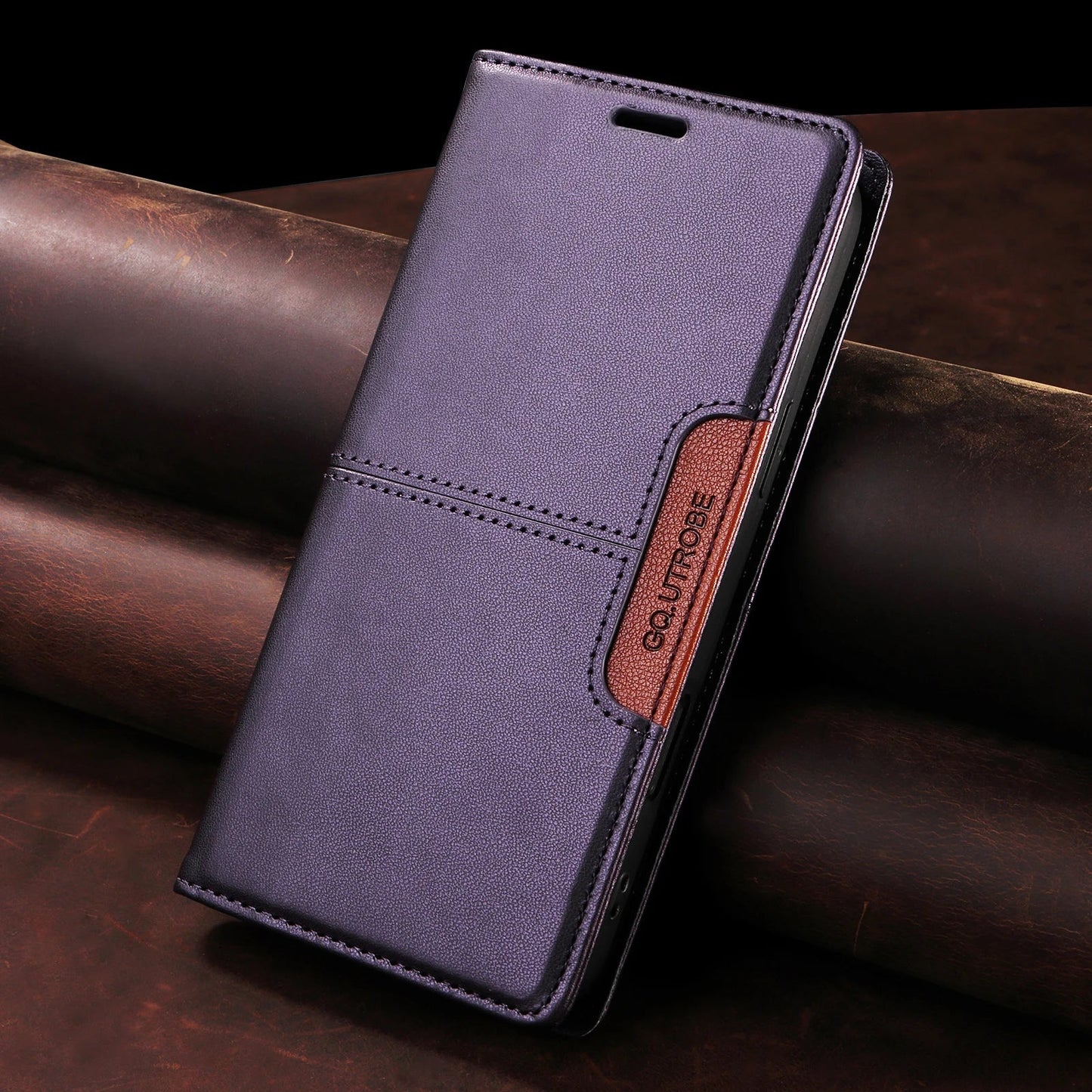 Frendorf | RFID Flip Leder Samsung S25/S24/S23 Magnetische Brieftaschenhülle