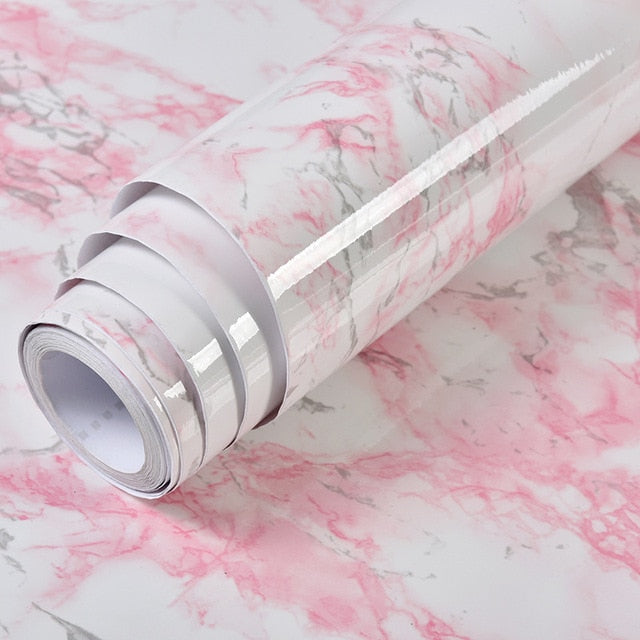 PVC Solid Vinyl Marmor Tapete Wasserdicht Selbstklebende Tapete