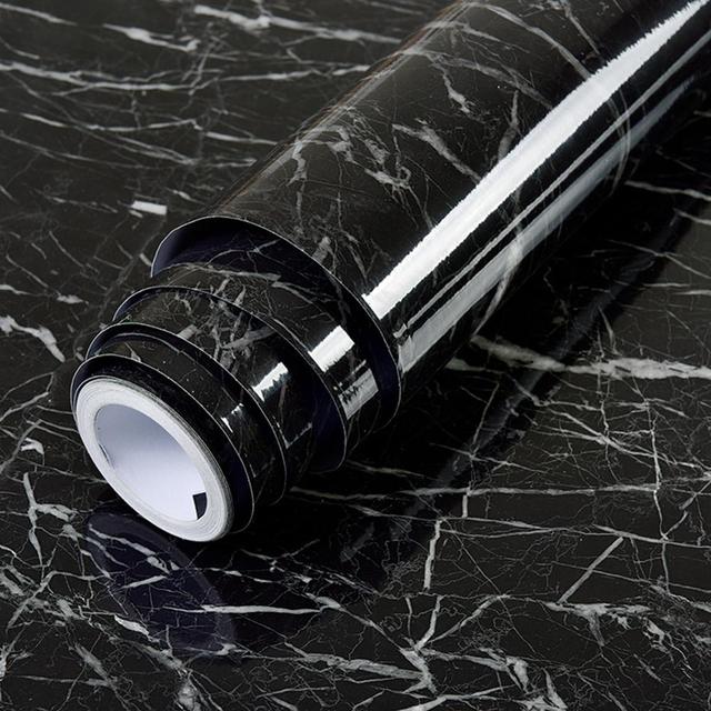 PVC Solid Vinyl Marmor Tapete Wasserdicht Selbstklebende Tapete