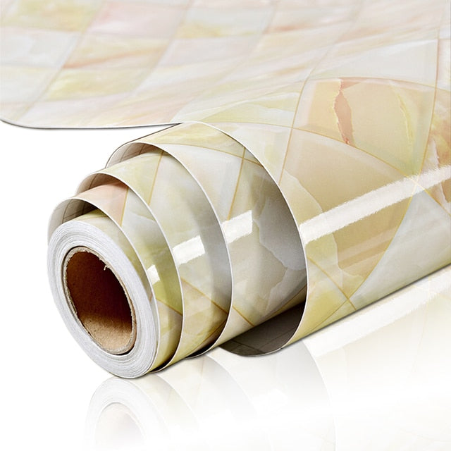 PVC Solid Vinyl Marmor Tapete Wasserdicht Selbstklebende Tapete