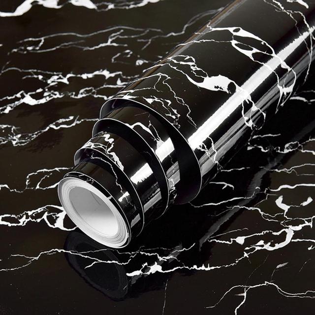 PVC Solid Vinyl Marmor Tapete Wasserdicht Selbstklebende Tapete
