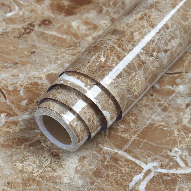 Frendorf | PVC solide Vinyl-Marmor-Tapete wasserdicht selbstklebendes Tapete