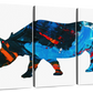 Frendorf | Rhino Abstract Silhouette Wandkunst