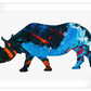 Frendorf | Rhino Abstract Silhouette Wandkunst