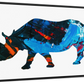 Frendorf | Rhino Abstract Silhouette Wandkunst