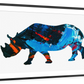 Frendorf | Rhino Abstract Silhouette Wandkunst