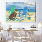 Frendorf | Grayton Beach Hund Wandkunst